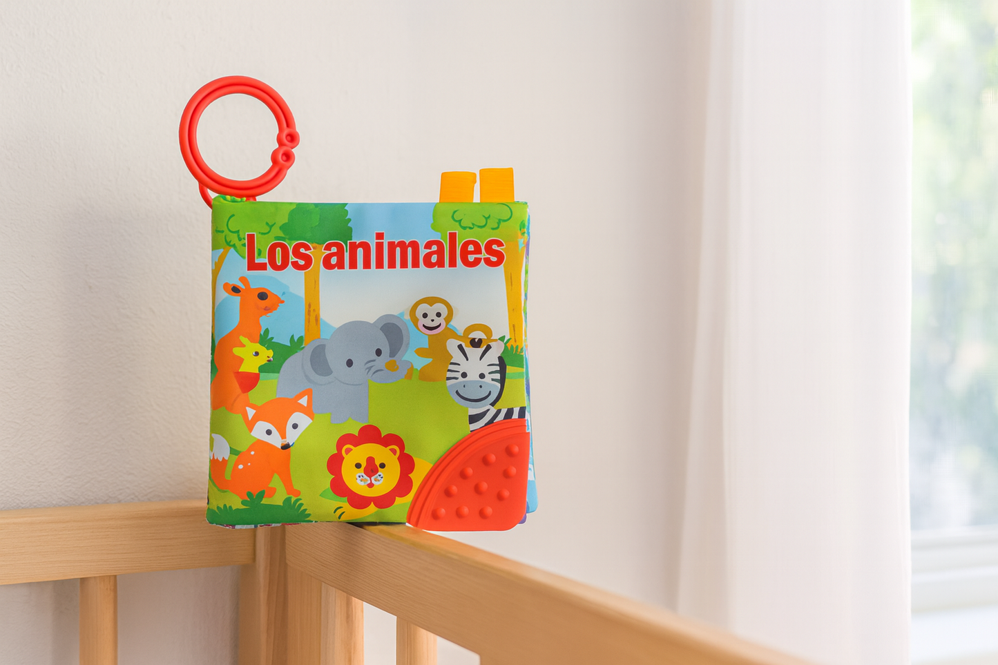 Box Sensorial de Estimulación para Bebé – 5 Artículos de Desarrollo Temprano. Gato