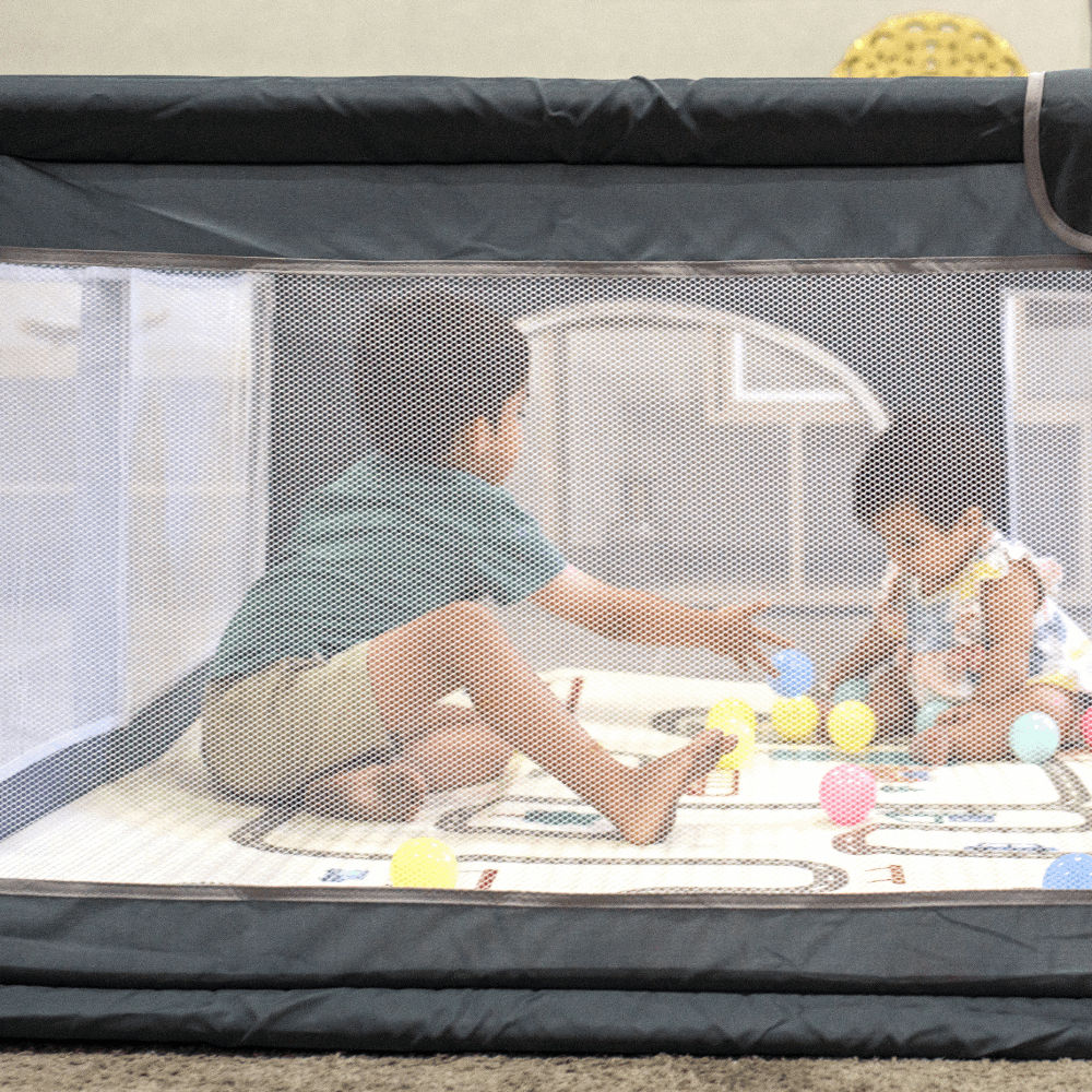 Corral para bebe de seguridad incluye accesorios 150x180cm
