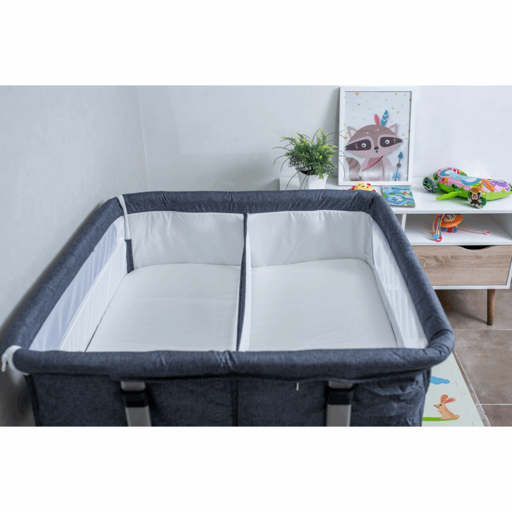 Cuna colecho gemelar