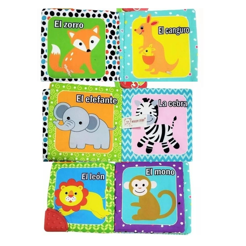Pack 4 libros sensoriales para bebé