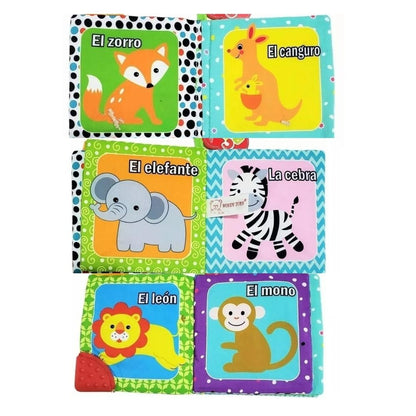 Pack 4 libros sensoriales para bebé