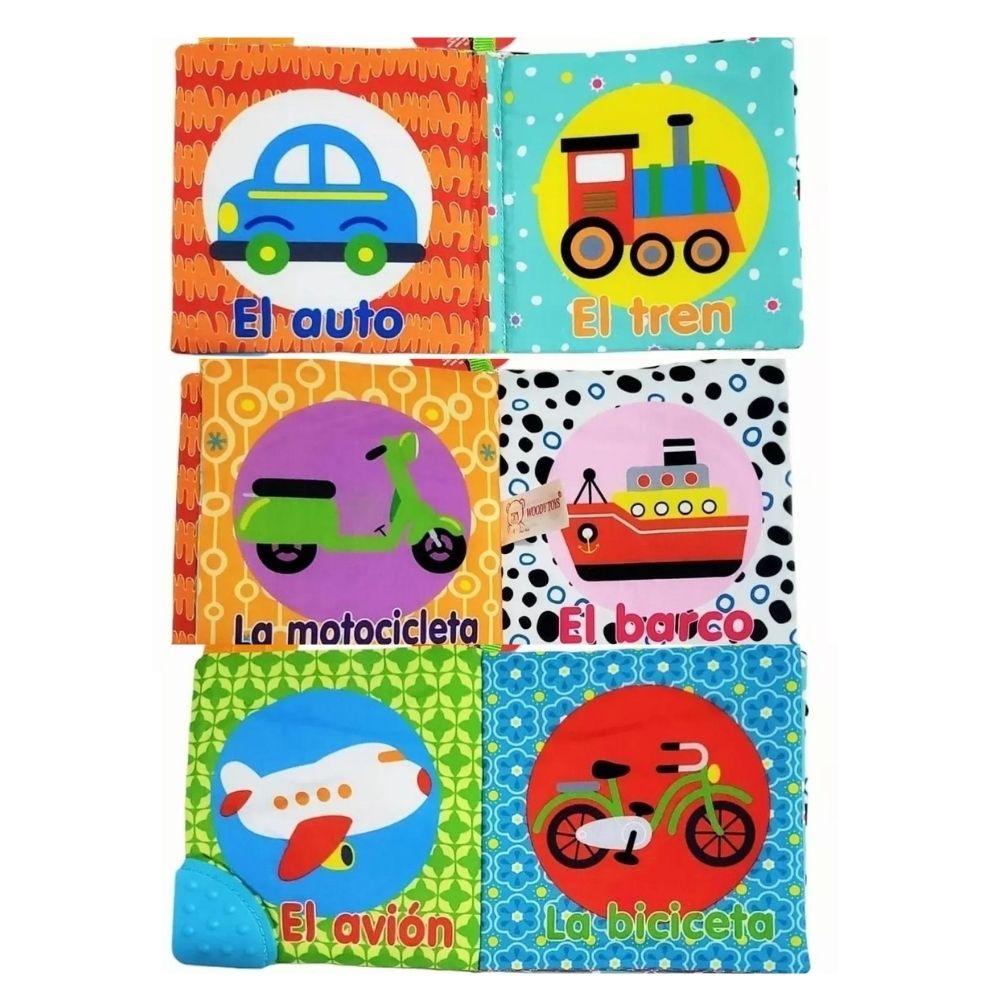 Pack 4 libros sensoriales para bebé