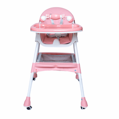 Silla de comer para bebé rosado