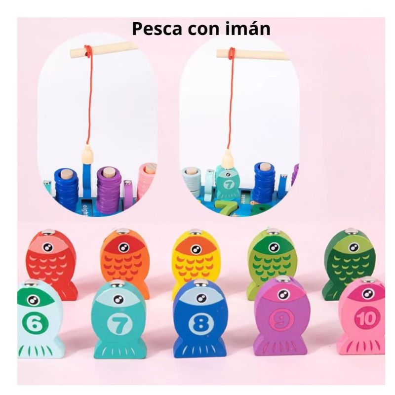 Rompecabezas Didactico estimulación montessori 6 niveles