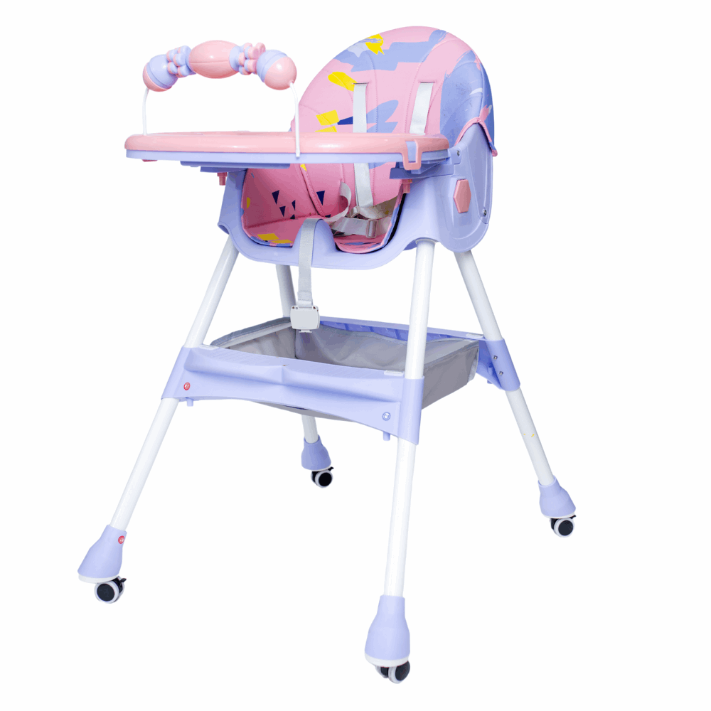 Silla de comer para bebe arcoíris