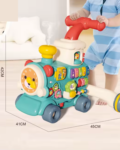 Caminadora Correpasillo Tren 3 en 1 verde 🚂✨