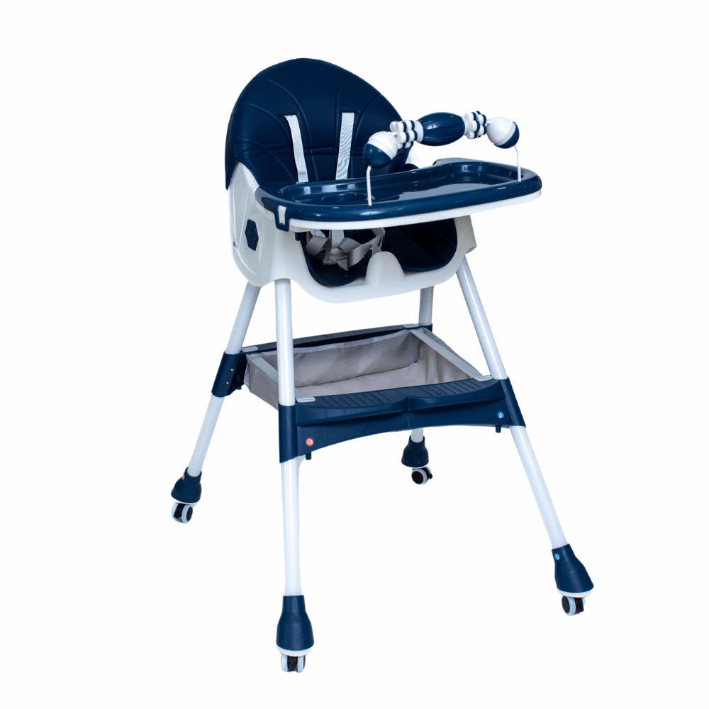 Silla de comer para bebé azul