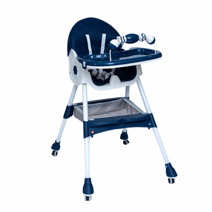 Silla de comer para bebé azul
