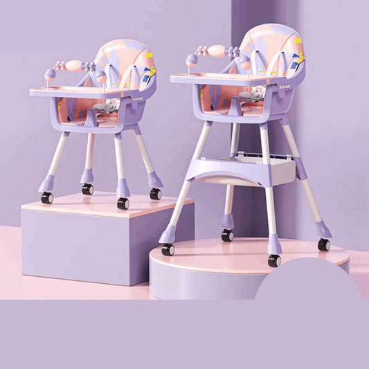 Silla de comer para bebe arcoíris