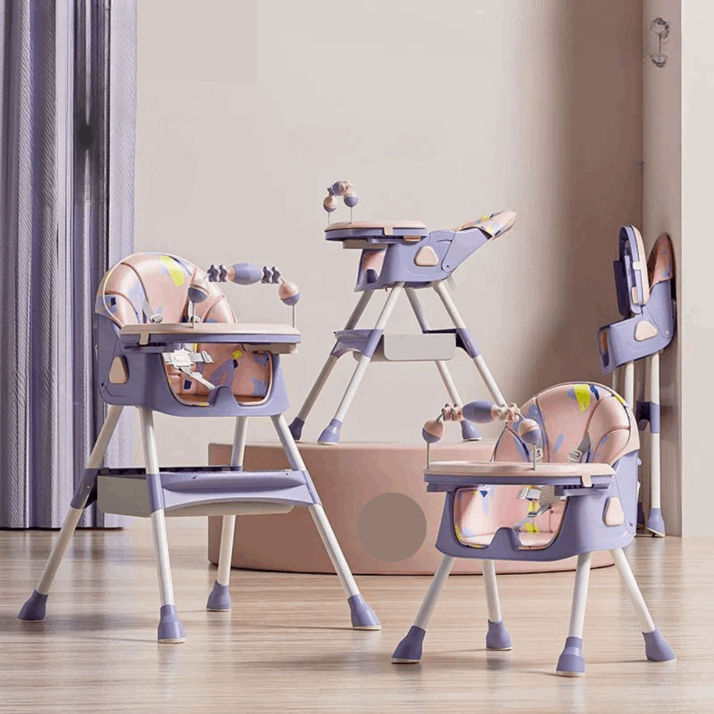 Silla de comer para bebe arcoíris