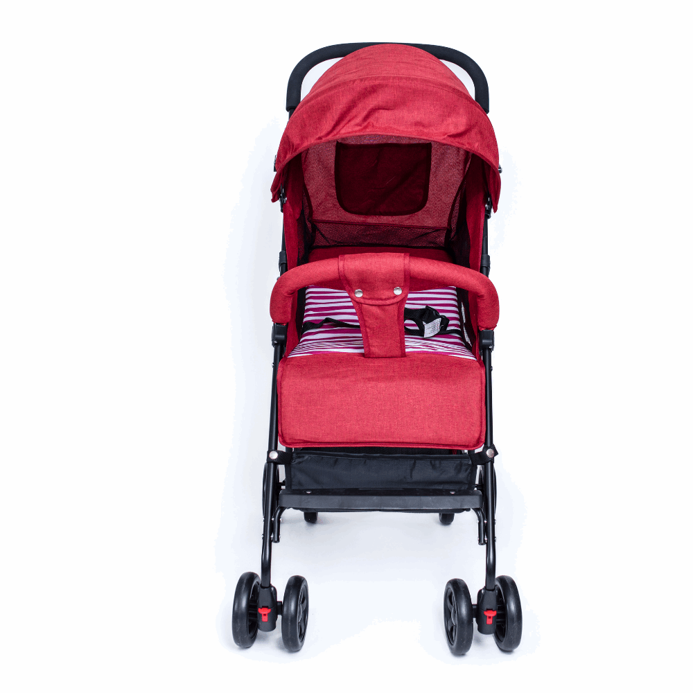 Coche paragua rojo