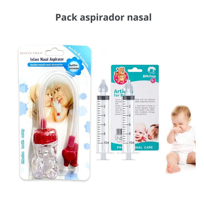 Set de aspirador nasal para bebé