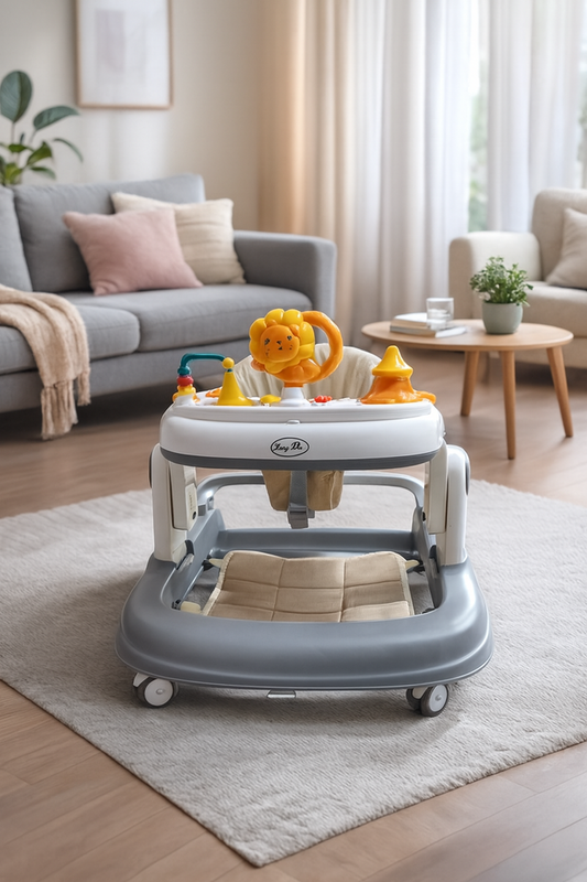 Andador para Bebé con Juguetes Interactivos y Altura Ajustable