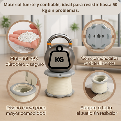 Pelela Portátil Plegable para Niños – Ideal para Viajes y Entrenamiento rosa