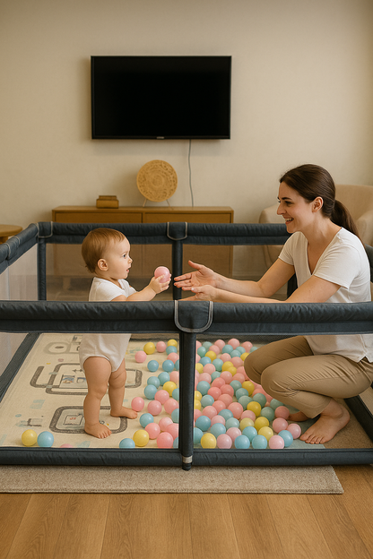 Corral para bebe de seguridad incluye accesorios 150x180cm