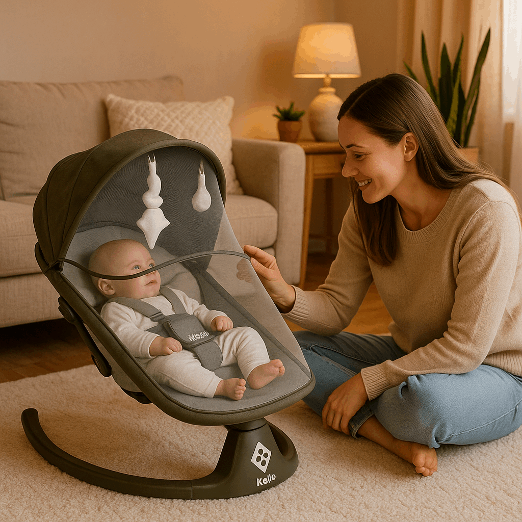 Silla mecedora bebe electrica