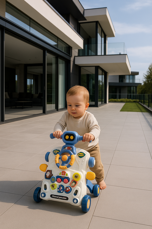 Caminadora para Bebé “Animal Paradise” – Primeros Pasos 3 en 1 azul