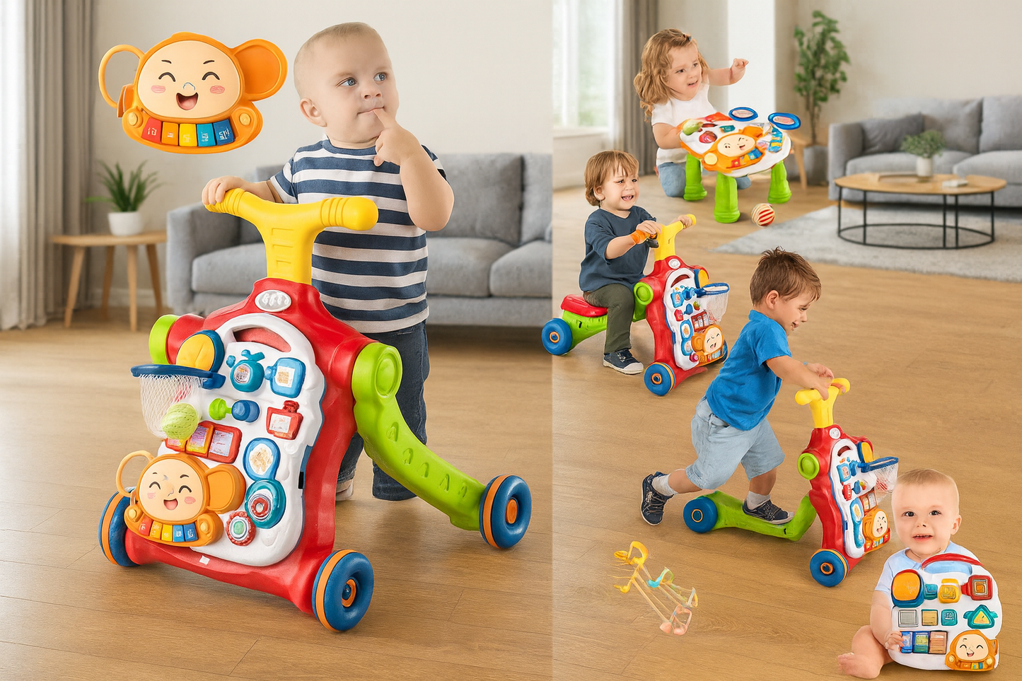 Andador y Centro de Actividades 5 en 1