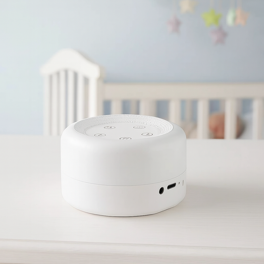 Ruido Blanco, sonido y luz de noche para Bebe Recargable y Portátil
