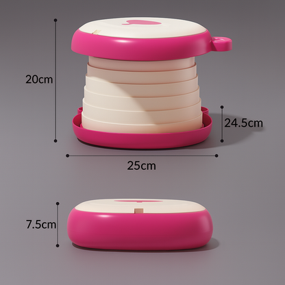 Pelela Portátil Plegable para Niños – Ideal para Viajes y Entrenamiento rosa