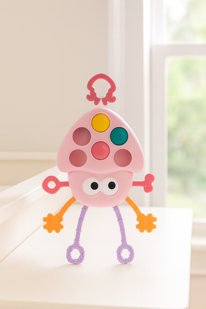 Box Sensorial de Estimulación para Bebé – 5 Artículos de Desarrollo Temprano. Gato