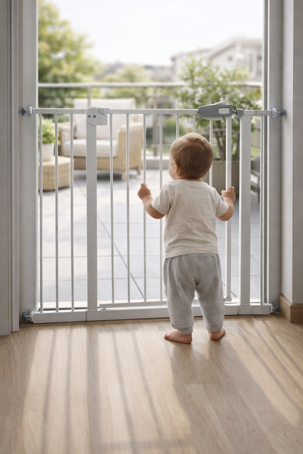 Reja de seguridad Bebé Puertas o Escaleras 92 a 101 cm