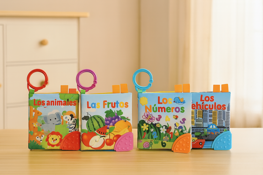 Pack 4 libros sensoriales para bebé