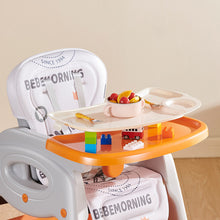 Silla de comer para bebe 3 en 1 multifunciones rosada