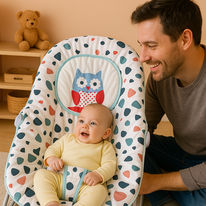 Silla mecedora bebé buho