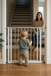 Reja de seguridad Bebé Puertas o Escaleras 79 a 87 cm