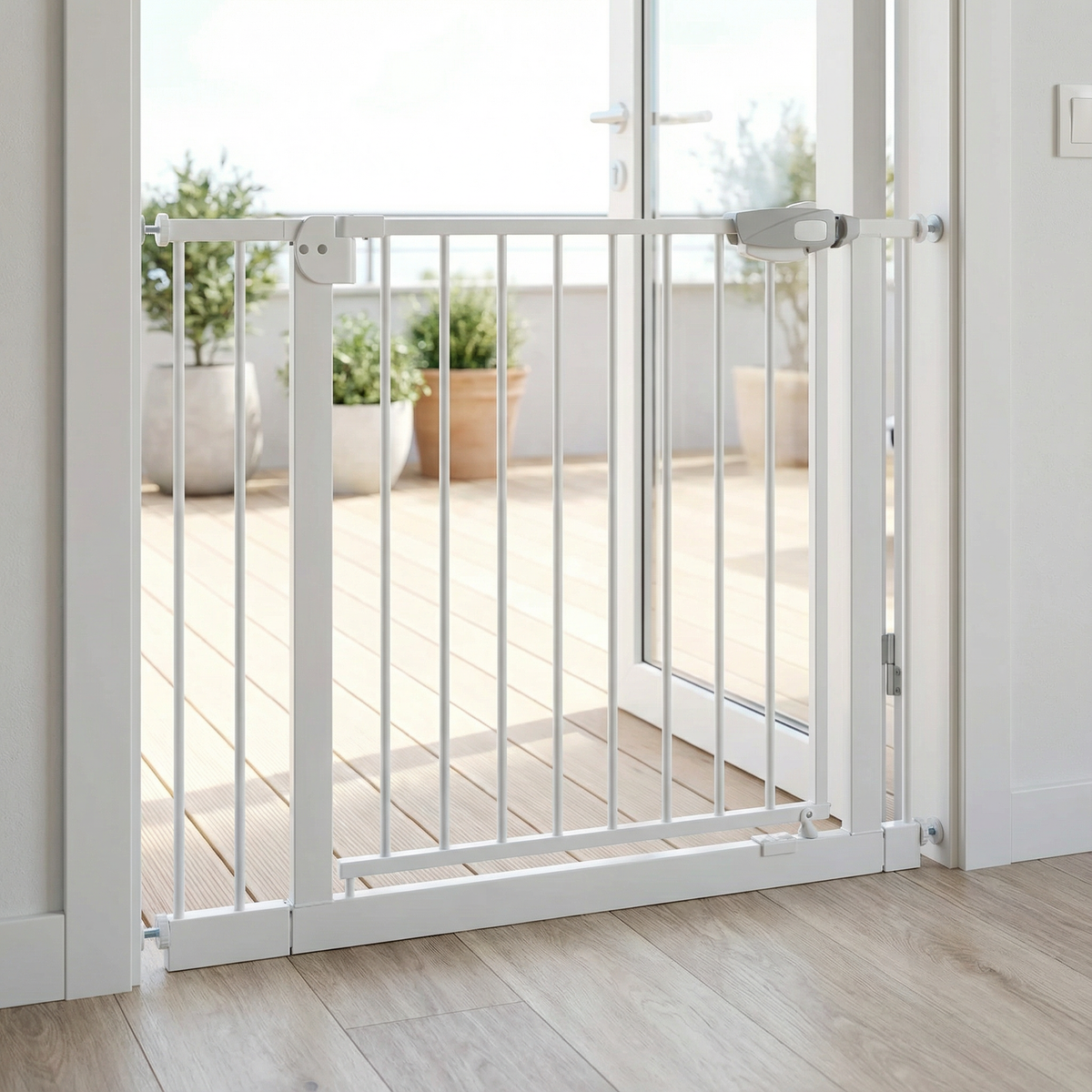 Reja de seguridad Bebé Puertas o Escaleras 85 a 94 cm