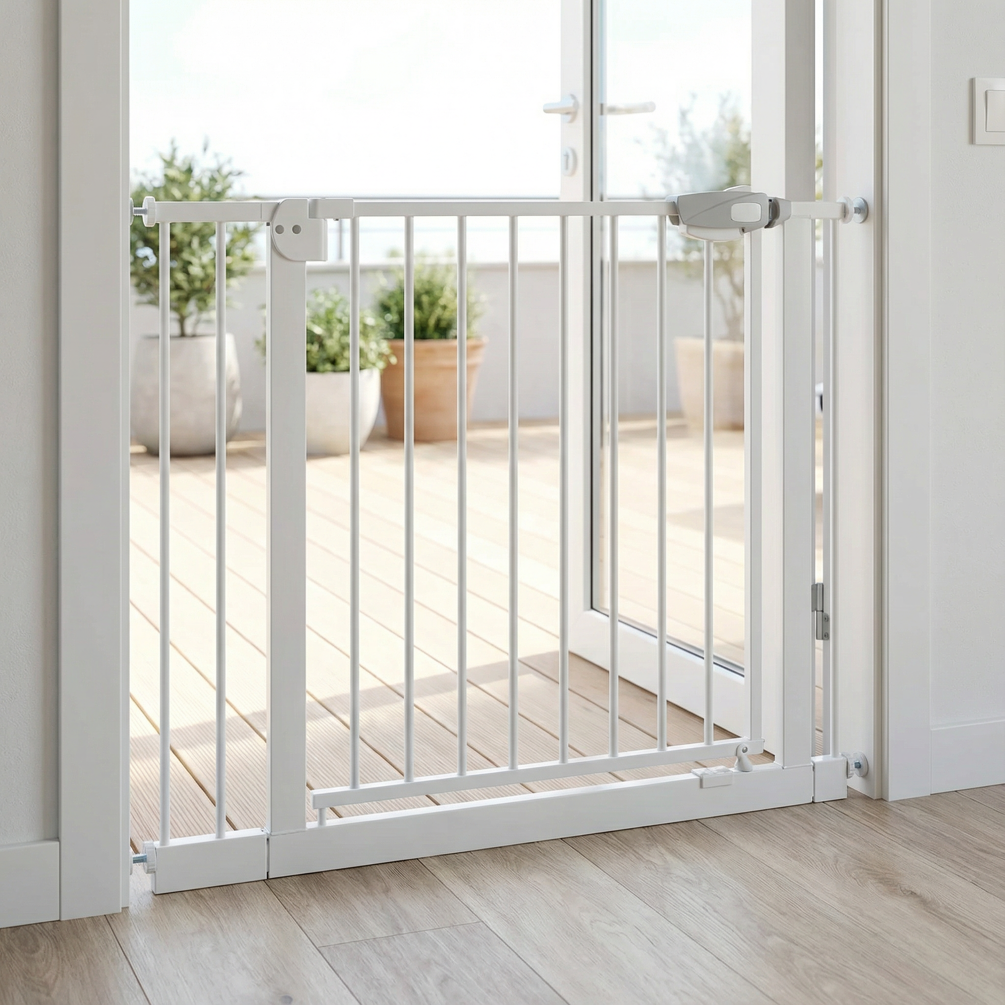 Reja de seguridad Bebé Puertas o Escaleras 85 a 94 cm