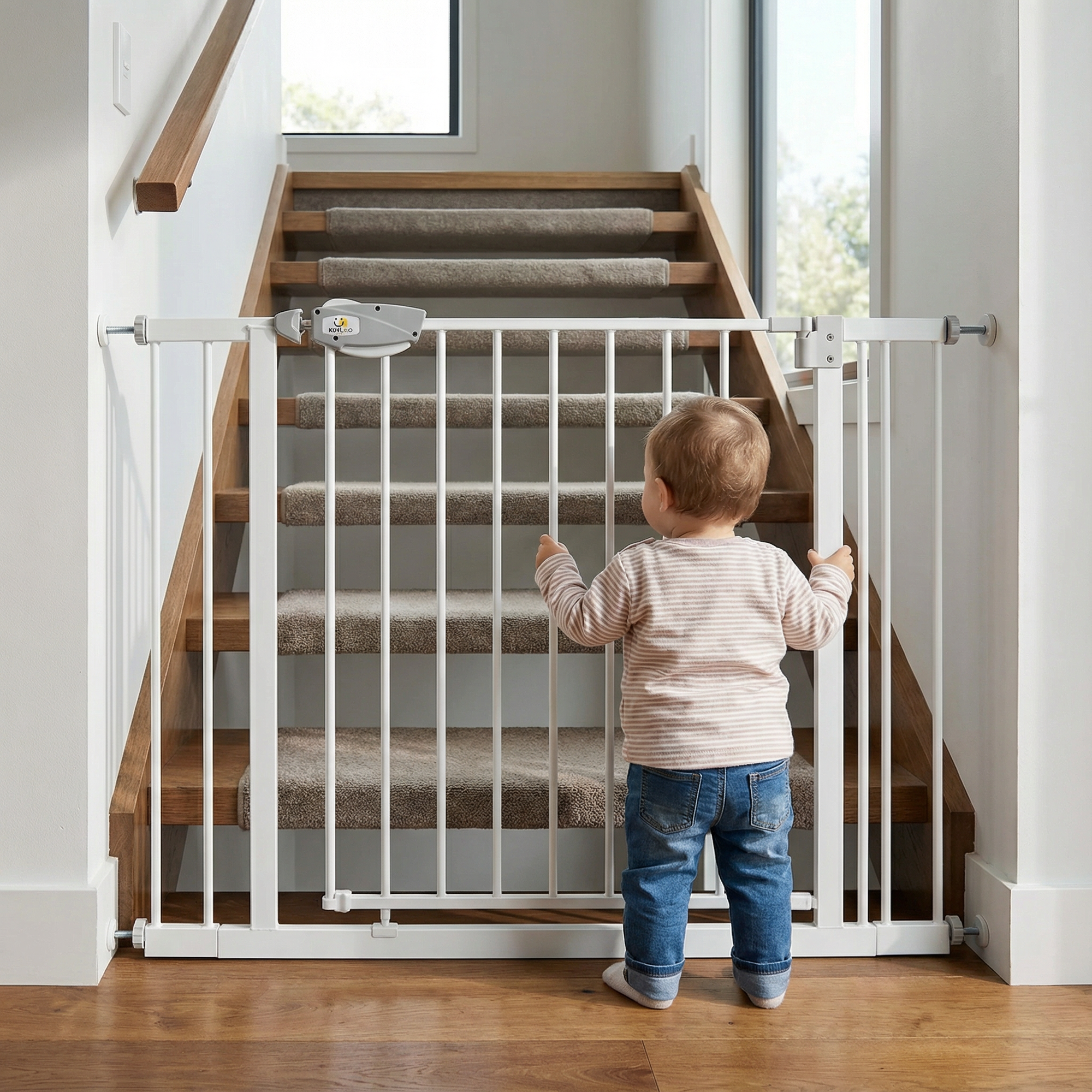 Reja de seguridad Bebé Puertas o Escaleras 79 a 88 cm
