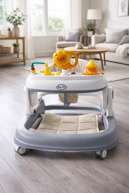 Andador para Bebé con Juguetes Interactivos y Altura Ajustable