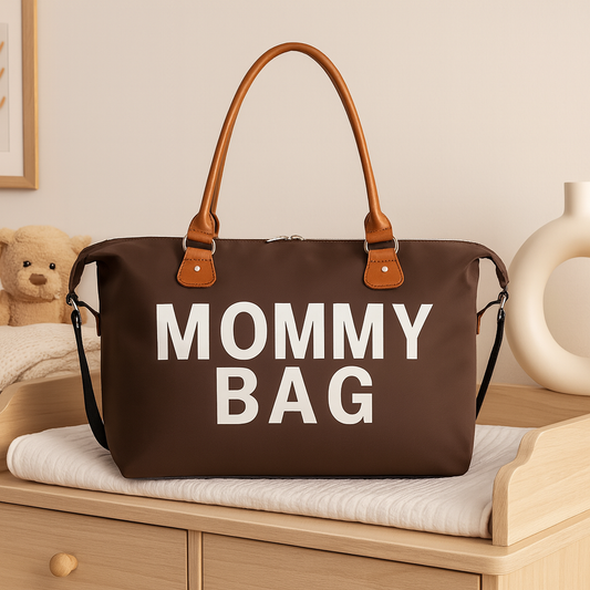 Mochila maternal  mommy bag café