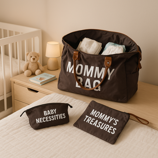 Mochila maternal  mommy bag café