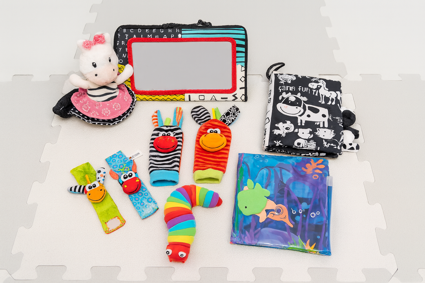 Box Sensorial “Primeros Descubrimientos” — Estimulación desde Recién Nacido rosa