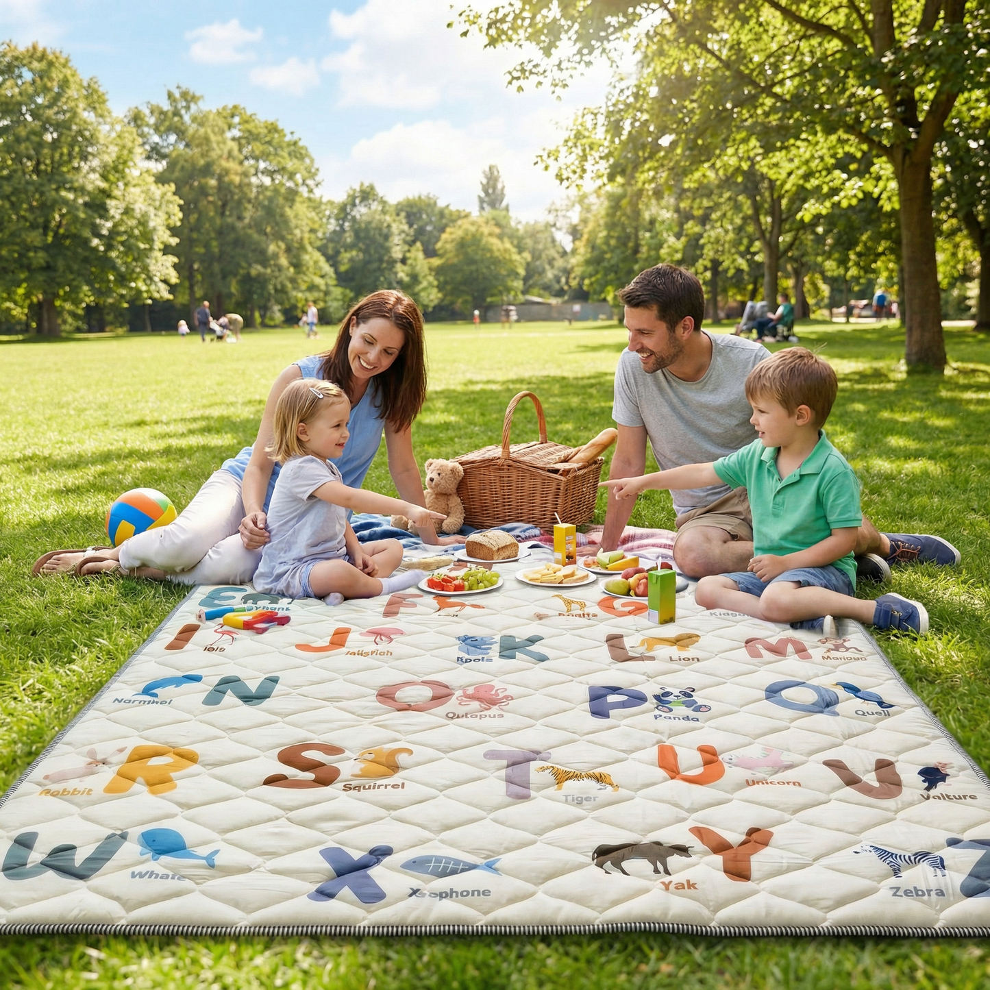 Alfombra antigolpes y antideslizante para bebé