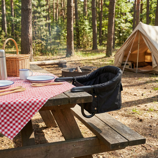 Silla de comer para bebé Sit&Go negro