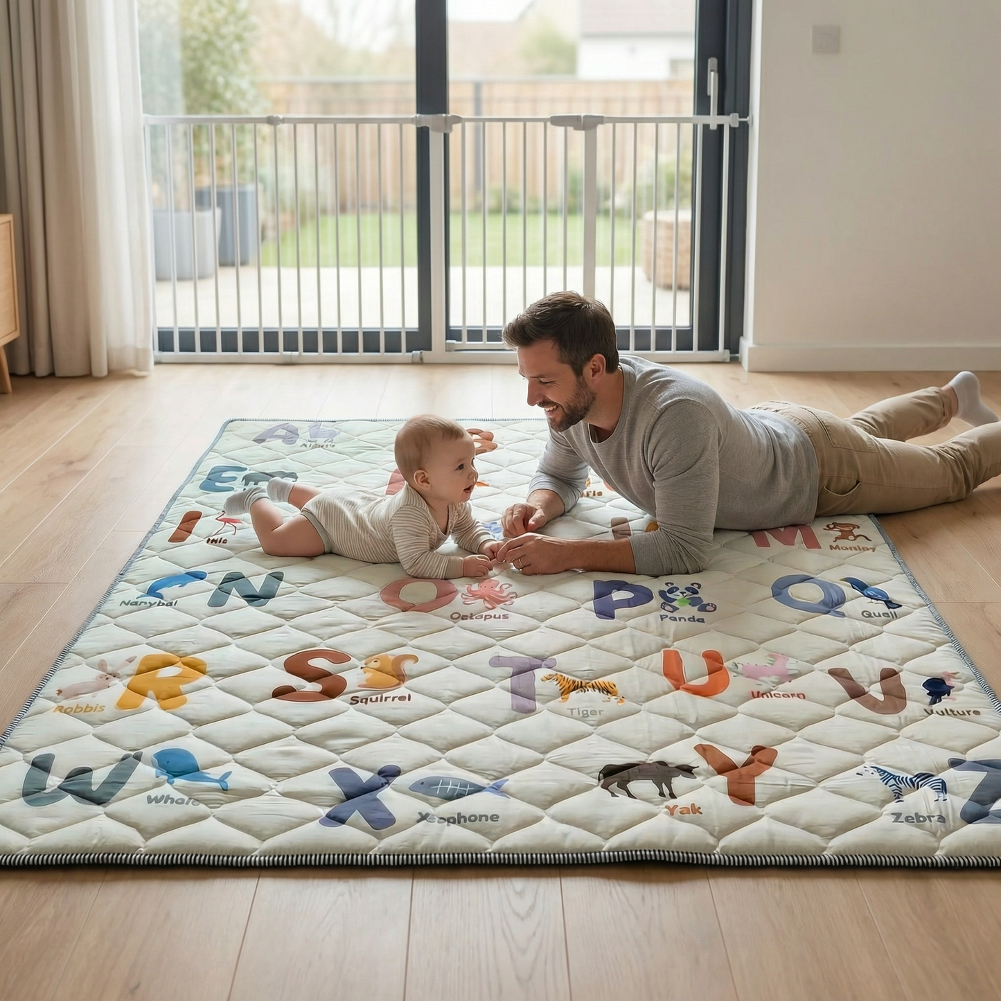 Alfombra antigolpes y antideslizante para bebé