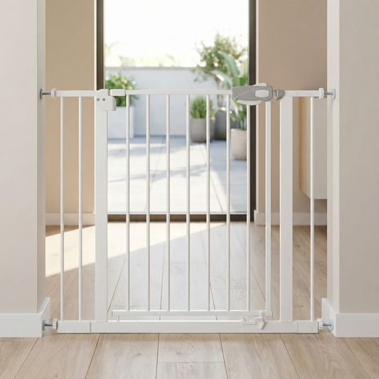 Reja de seguridad Bebé Puertas o Escaleras 82 a 91 cm