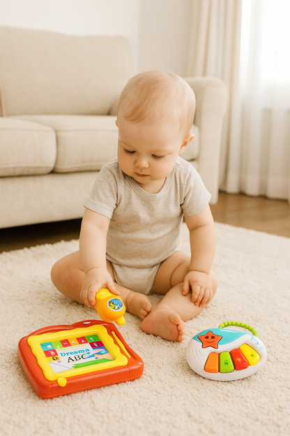 Caminador Musical Evolutivo para Bebé – Juguete Educativo 3 en 1