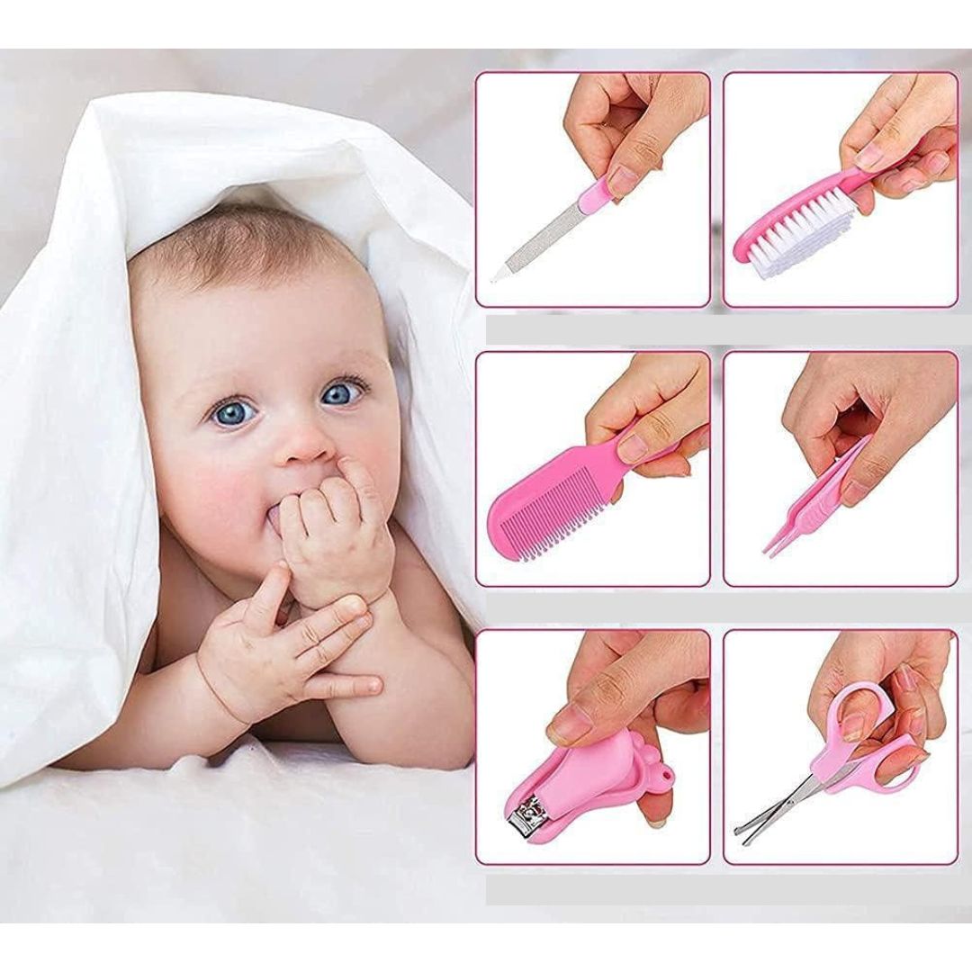 Kit de cuidado personal para bebé - rosado - BABY ELEPHANT