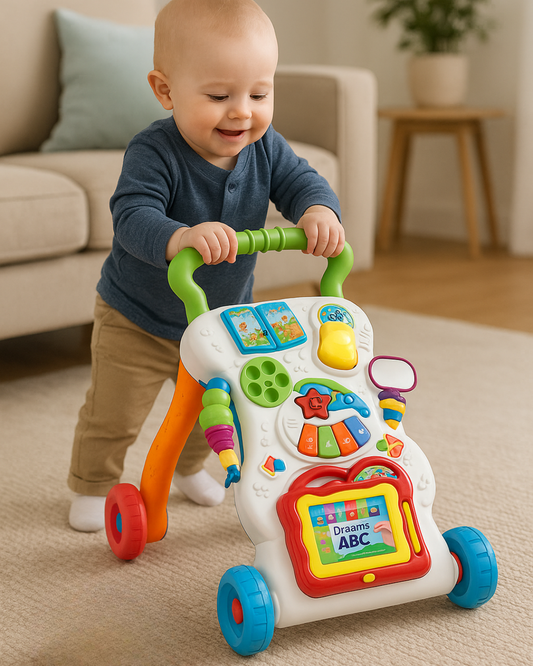 Caminador Musical Evolutivo para Bebé – Juguete Educativo 3 en 1
