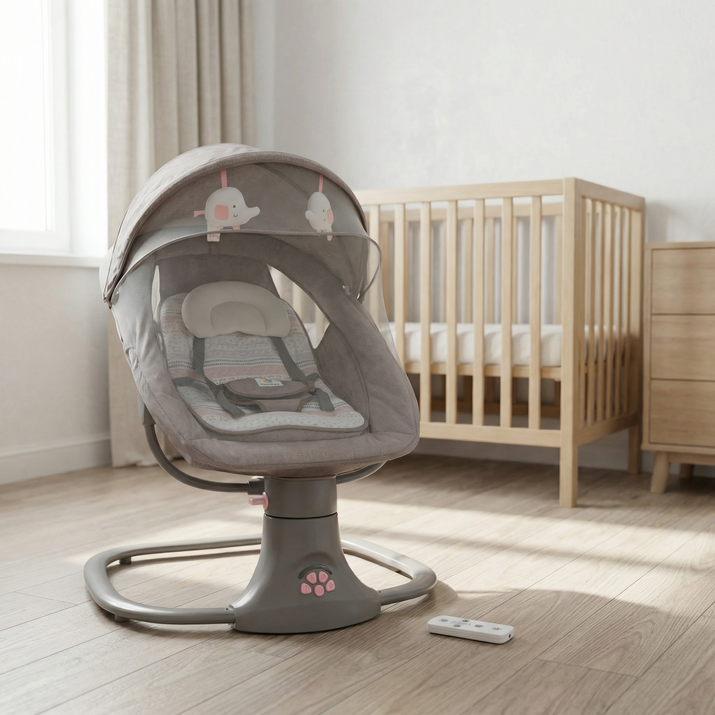 Silla mecedora para bebé musical  3 en 1