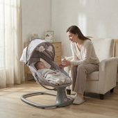 Silla mecedora para bebé musical  3 en 1