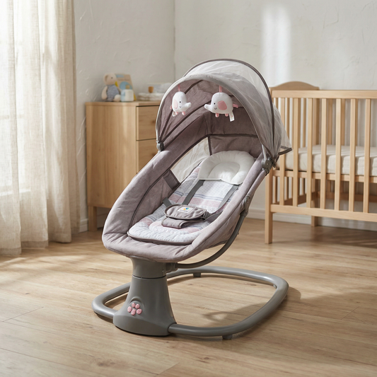 Silla mecedora para bebé musical  3 en 1