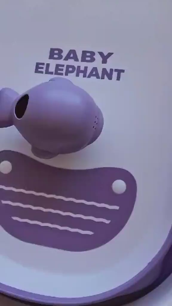 Bañera plegable con termómetro morada incluye cojin