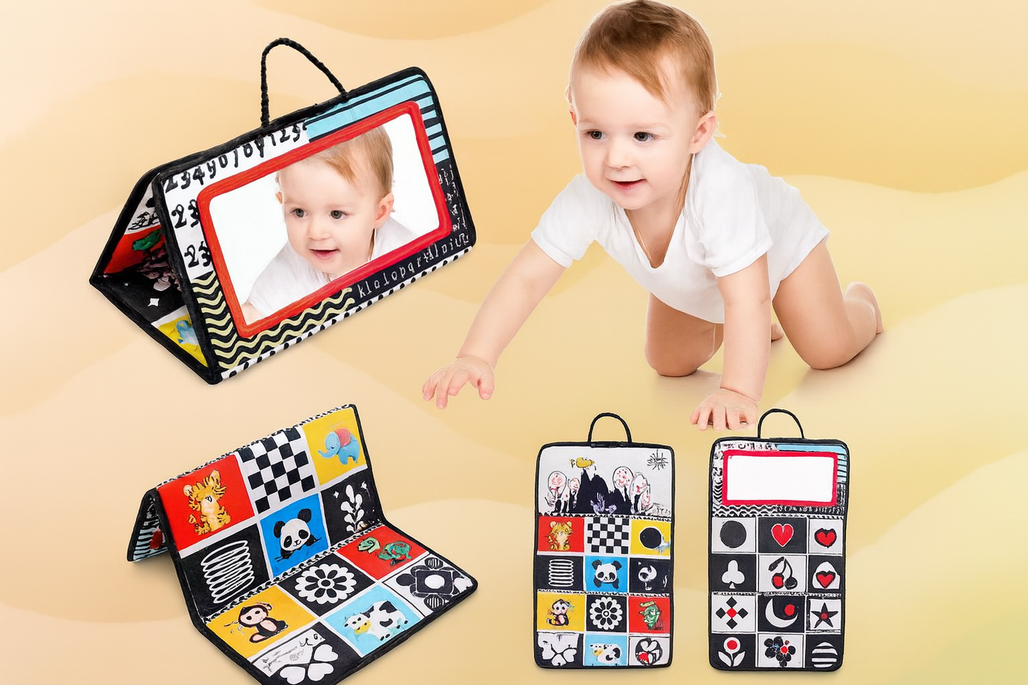 Box Sensorial “Primeros Descubrimientos” — Estimulación desde Recién Nacido gris